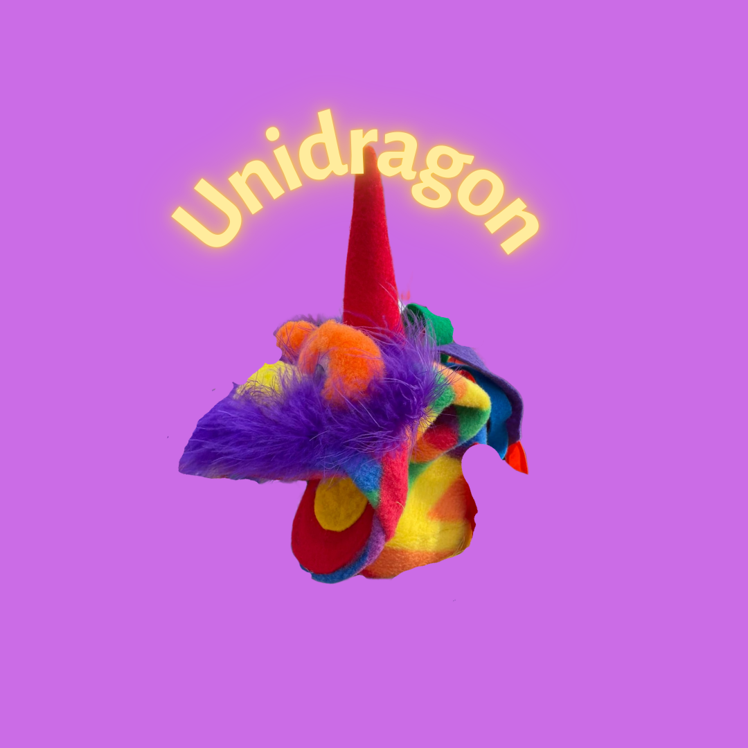Majestic Unidragon Soft hand puppets custom dragons woodland creatures for kids of all ages for birthdays holidays special occasion adoption gotcha day gift
