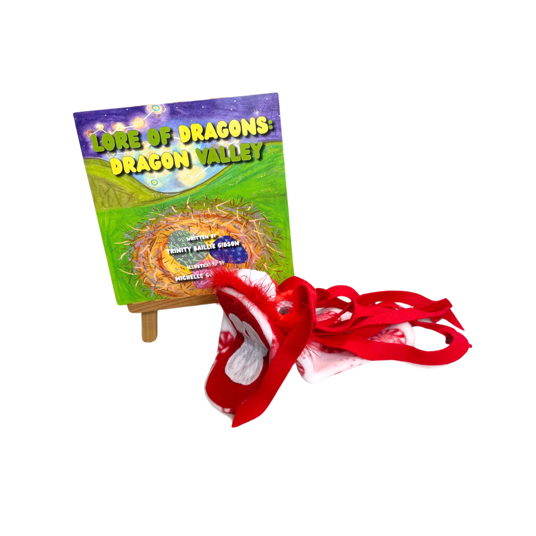 Limited Holiday Edition 2024 Peppermint Dragon &amp; Lore of Dragons: Dragon Valley