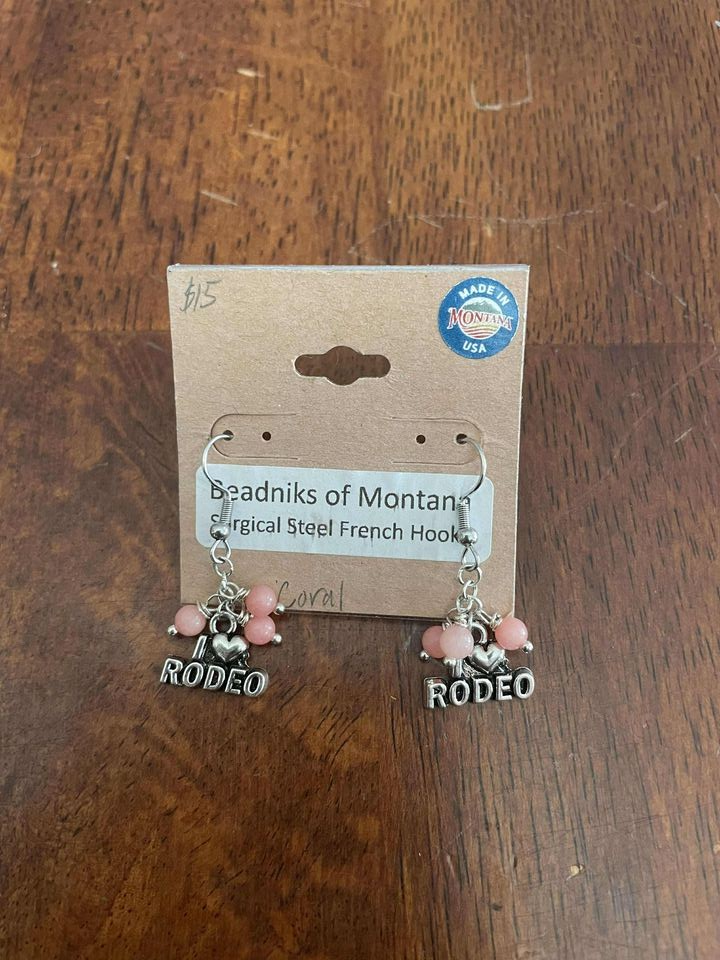 Western Collection Earrings – Handcrafted with Natural Stone & Western Charms